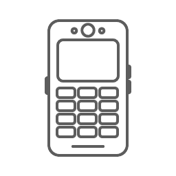 Mobile phone showing loan application interface